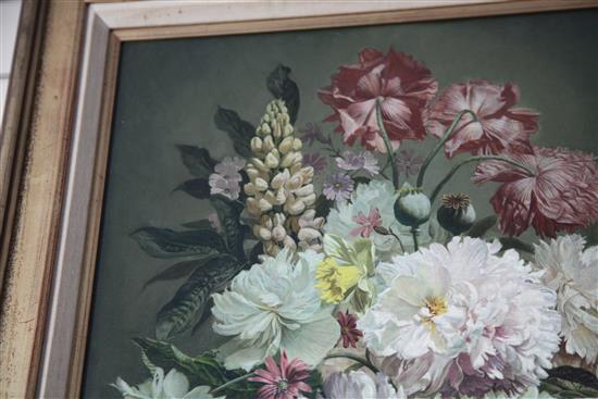 § Bennett Oates (1928-2009) Flower arrangement 23.5 x 19.5in.